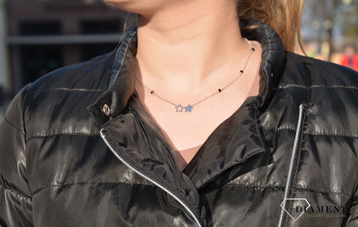 Naszyjnik srebrny gwiazdeczki Dall'Acqua C RM 20576  3.jpg